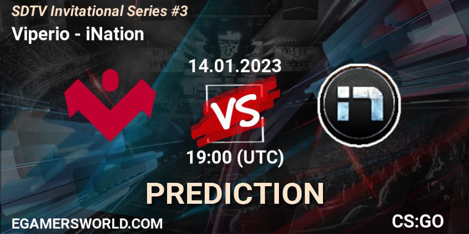 Viperio vs iNation: Betting TIp, Match Prediction. 14.01.2023 at 19:00. Counter-Strike (CS2), SDTV Invitational Series #3