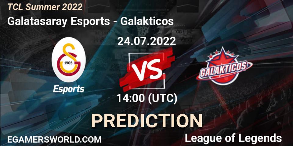 Galatasaray Esports vs Galakticos: Betting TIp, Match Prediction. 24.07.22. LoL, TCL Summer 2022