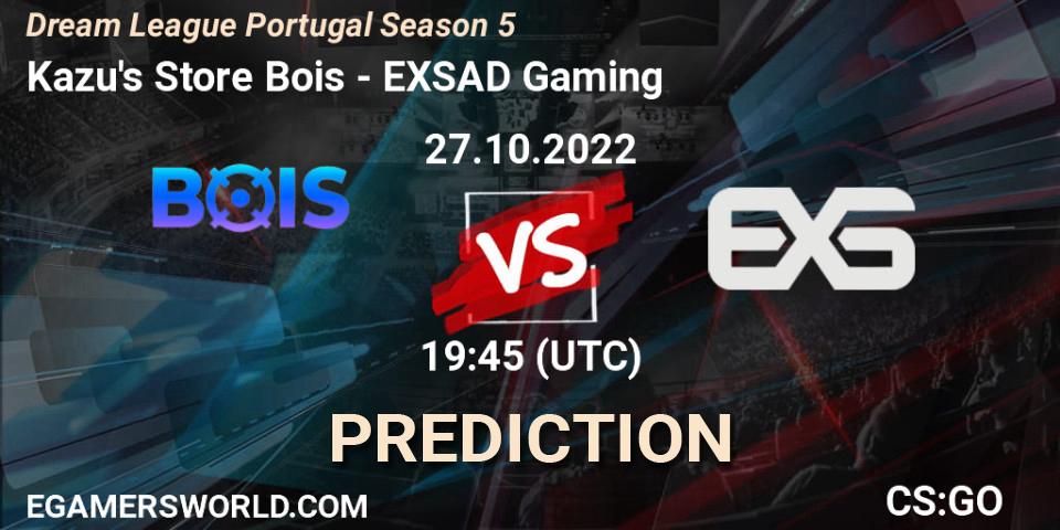 Kazu's Store Bois vs EXSAD Gaming: Betting TIp, Match Prediction. 03.11.22. CS2 (CS:GO), Dream League Portugal Season 5