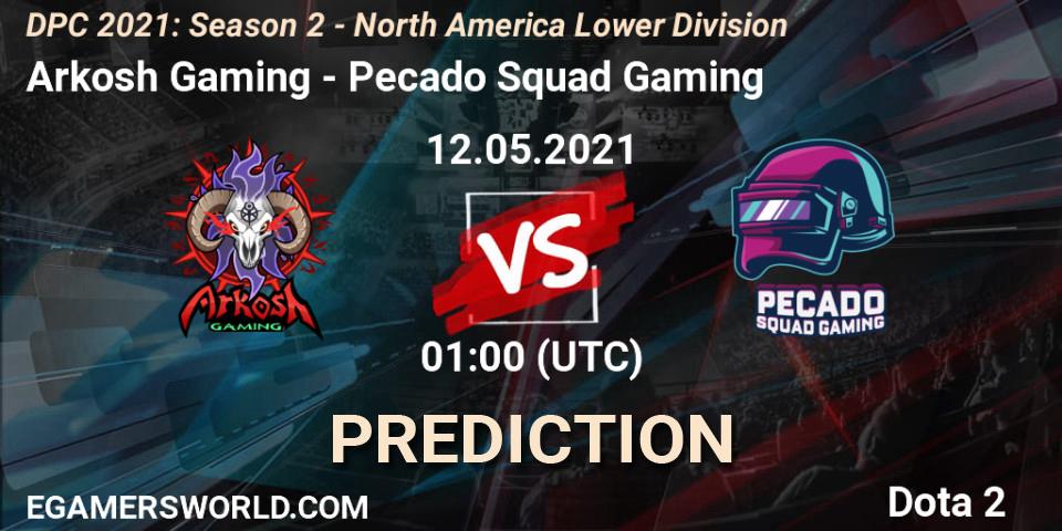 Arkosh Gaming vs Pecado Squad Gaming: Betting TIp, Match Prediction. 12.05.21. Dota 2, DPC 2021: Season 2 - North America Lower Division