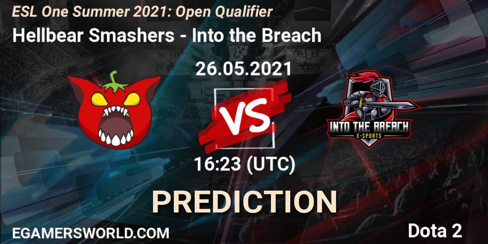 Hellbear Smashers vs Into the Breach: Betting TIp, Match Prediction. 26.05.2021 at 16:23. Dota 2, ESL One Summer 2021: Open Qualifier