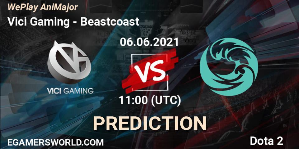 Vici Gaming vs Beastcoast: Betting TIp, Match Prediction. 06.06.21. Dota 2, WePlay AniMajor 2021