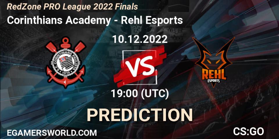 Corinthians Academy vs Rehl Esports: Betting TIp, Match Prediction. 10.12.22. CS2 (CS:GO), RedZone PRO League 2022 Finals