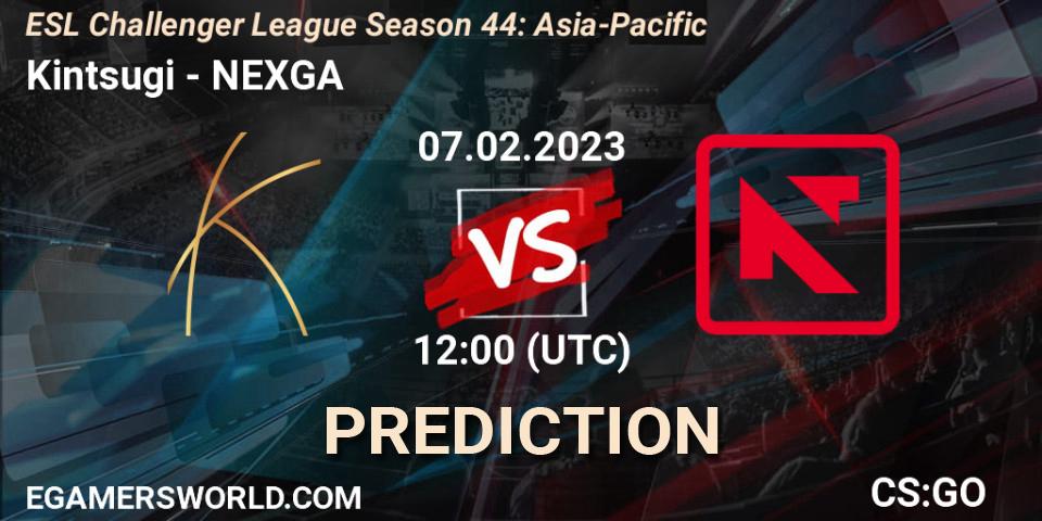 Kintsugi vs NEXGA: Betting TIp, Match Prediction. 10.02.23. CS2 (CS:GO), ESL Challenger League Season 44: Asia-Pacific