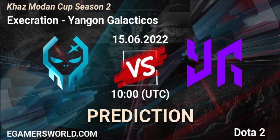 Execration vs Yangon Galacticos: Betting TIp, Match Prediction. 15.06.2022 at 10:03. Dota 2, Khaz Modan Cup Season 2