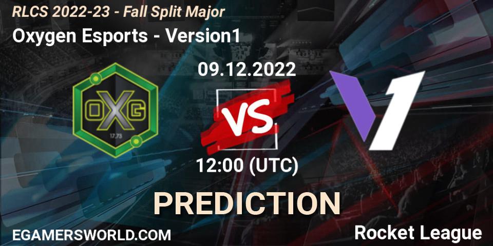Oxygen Esports vs Version1: Betting TIp, Match Prediction. 09.12.22. Rocket League, RLCS 2022-23 - Fall Split Major