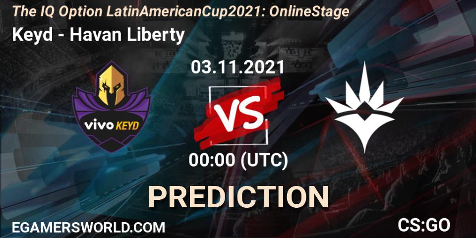 Keyd vs Havan Liberty: Betting TIp, Match Prediction. 03.11.21. CS2 (CS:GO), The IQ Option Latin American Cup 2021: Online Stage