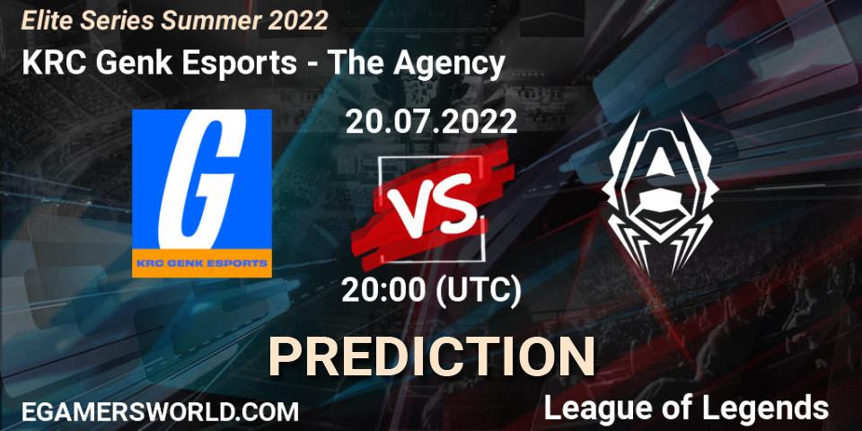 KRC Genk Esports vs The Agency: Betting TIp, Match Prediction. 20.07.22. LoL, Elite Series Summer 2022
