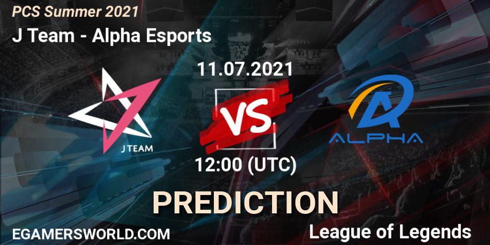 J Team vs Alpha Esports: Betting TIp, Match Prediction. 11.07.21. LoL, PCS Summer 2021