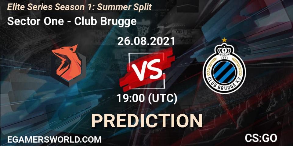 Sector One vs Club Brugge: Betting TIp, Match Prediction. 26.08.2021 at 19:00. Counter-Strike (CS2), Elite Series Season 1: Summer Split