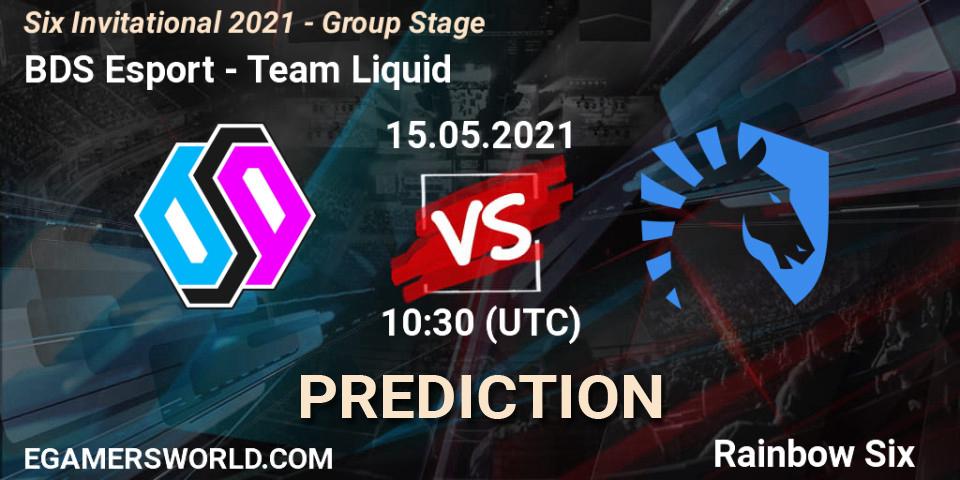 BDS Esport vs Team Liquid: Betting TIp, Match Prediction. 15.05.2021 at 10:30. Rainbow Six, Six Invitational 2021 - Group Stage