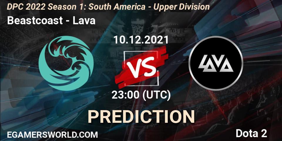 Beastcoast vs Lava: Betting TIp, Match Prediction. 10.12.21. Dota 2, DPC 2022 Season 1: South America - Upper Division