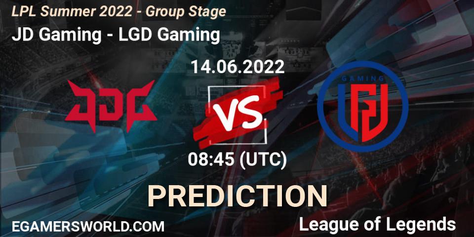 JD Gaming vs LGD Gaming: Betting TIp, Match Prediction. 14.06.22. LoL, LPL Summer 2022 - Group Stage