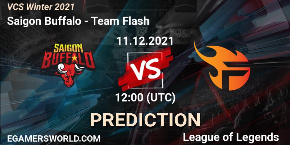 Saigon Buffalo vs Team Flash: Betting TIp, Match Prediction. 11.12.2021 at 12:00. LoL, VCS Winter 2021