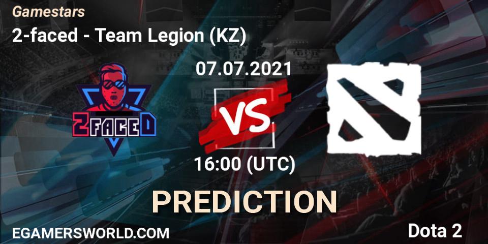 2-faced vs Team Legion (KZ): Betting TIp, Match Prediction. 07.07.21. Dota 2, Gamestars