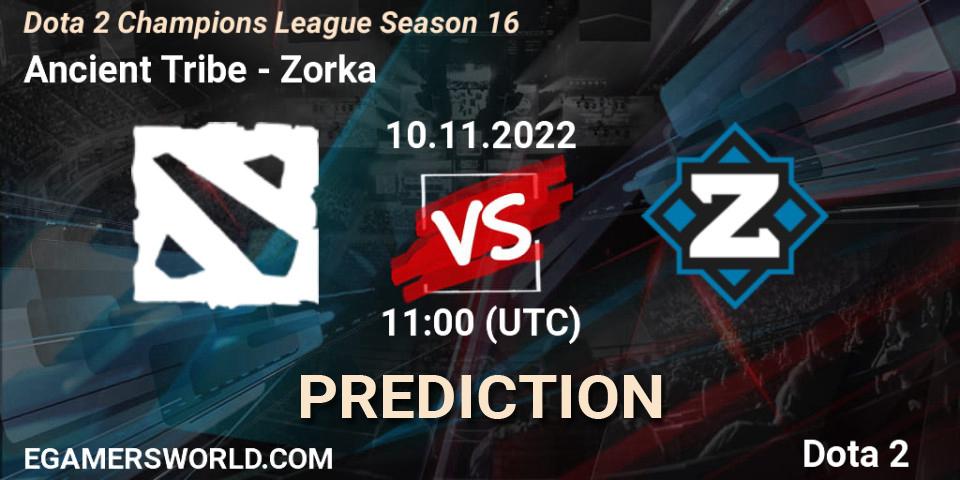 Ancient Tribe vs Zorka: Betting TIp, Match Prediction. 10.11.22. Dota 2, Dota 2 Champions League Season 16