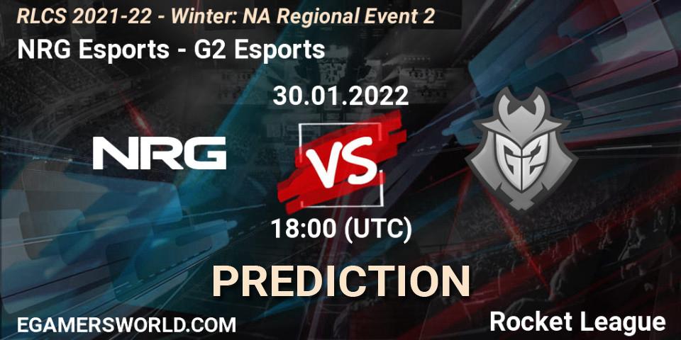 NRG Esports vs G2 Esports: Betting TIp, Match Prediction. 30.01.22. Rocket League, RLCS 2021-22 - Winter: NA Regional Event 2