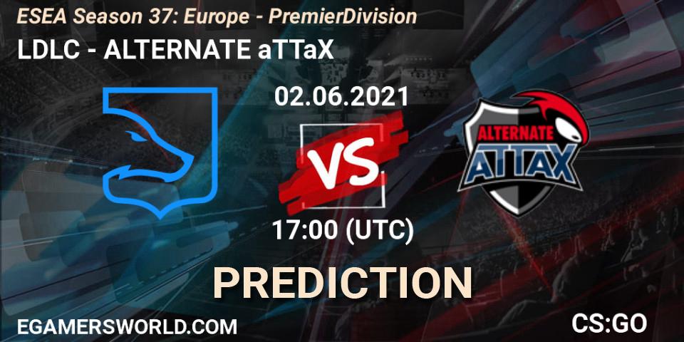 LDLC vs ALTERNATE aTTaX: Betting TIp, Match Prediction. 02.06.21. CS2 (CS:GO), ESEA Season 37: Europe - Premier Division