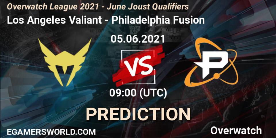 Los Angeles Valiant vs Philadelphia Fusion: Betting TIp, Match Prediction. 05.06.21. Overwatch, Overwatch League 2021 - June Joust Qualifiers
