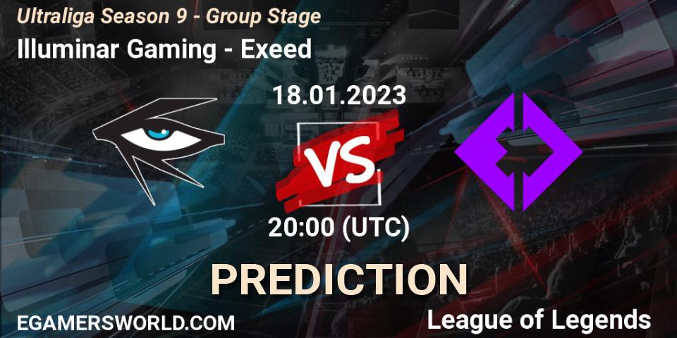 Illuminar Gaming vs Exeed: Betting TIp, Match Prediction. 18.01.2023 at 20:00. LoL, Ultraliga Season 9 - Group Stage