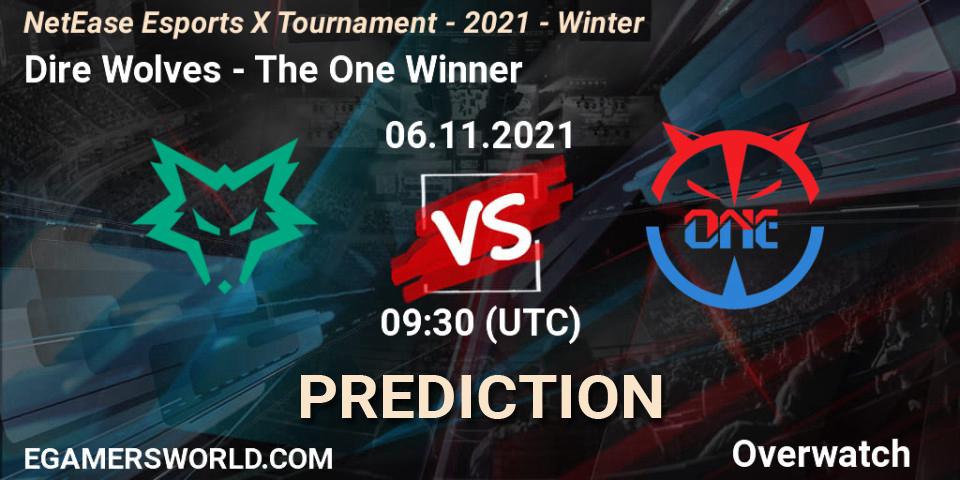 Dire Wolves vs The One Winner: Betting TIp, Match Prediction. 06.11.21. Overwatch, NetEase Esports X Tournament - 2021 - Winter