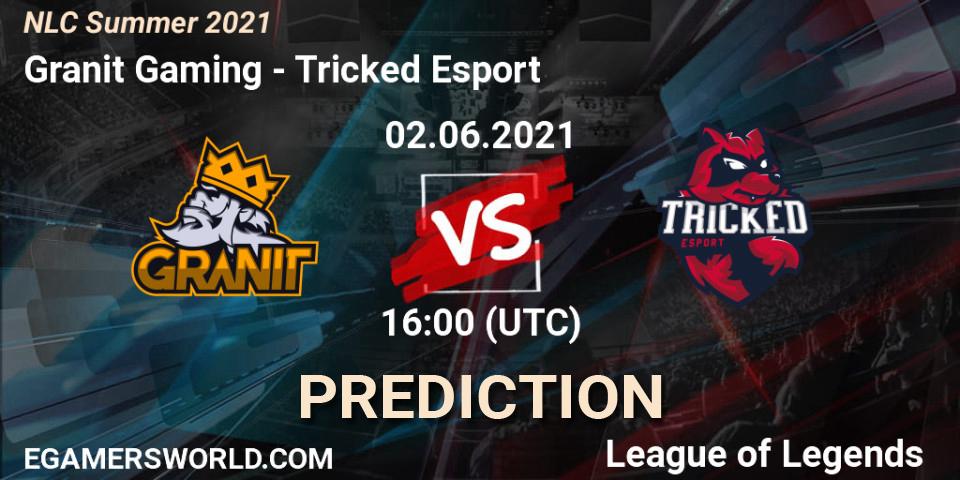 Granit Gaming vs Tricked Esport: Betting TIp, Match Prediction. 02.06.2021 at 16:00. LoL, NLC Summer 2021
