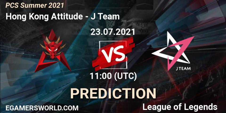 Hong Kong Attitude vs J Team: Betting TIp, Match Prediction. 23.07.21. LoL, PCS Summer 2021