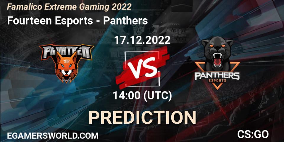 Fourteen Esports vs Panthers: Betting TIp, Match Prediction. 17.12.22. CS2 (CS:GO), Famalicão Extreme Gaming 2022