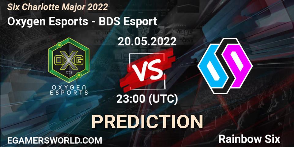 Oxygen Esports vs BDS Esport: Betting TIp, Match Prediction. 20.05.22. Rainbow Six, Six Charlotte Major 2022