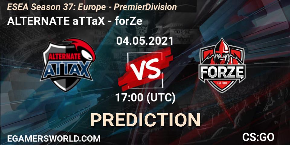 ALTERNATE aTTaX vs forZe: Betting TIp, Match Prediction. 16.06.21. CS2 (CS:GO), ESEA Season 37: Europe - Premier Division