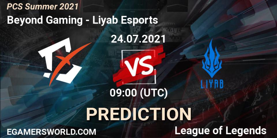 Beyond Gaming vs Liyab Esports: Betting TIp, Match Prediction. 24.07.2021 at 09:00. LoL, PCS Summer 2021