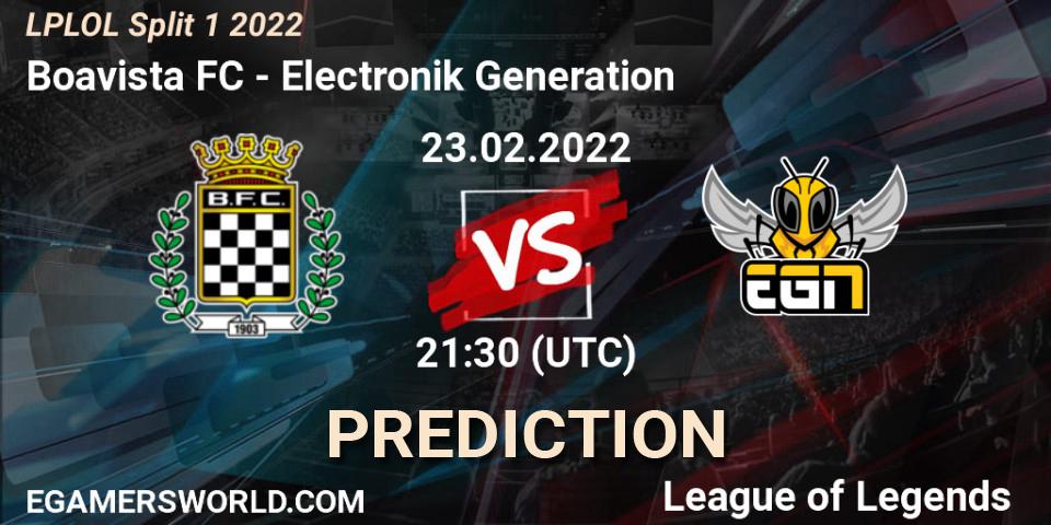 Boavista FC vs Electronik Generation: Betting TIp, Match Prediction. 23.02.2022 at 21:30. LoL, LPLOL Split 1 2022