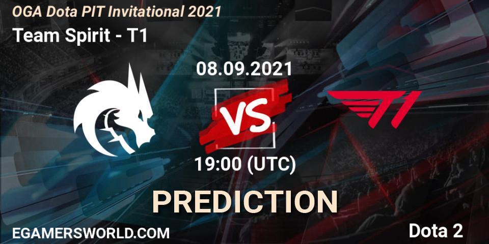 Team Spirit vs T1: Betting TIp, Match Prediction. 08.09.2021 at 17:26. Dota 2, OGA Dota PIT Invitational 2021