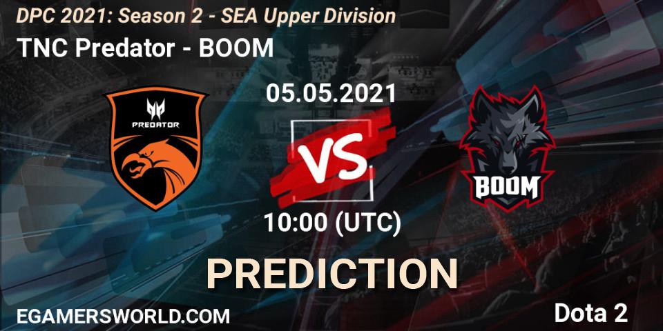 TNC Predator vs BOOM: Betting TIp, Match Prediction. 05.05.21. Dota 2, DPC 2021: Season 2 - SEA Upper Division