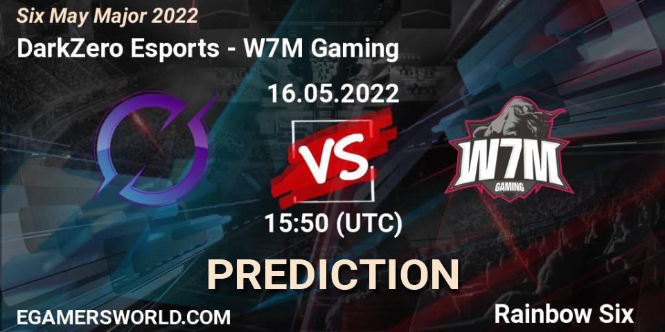 DarkZero Esports vs W7M Gaming: Betting TIp, Match Prediction. 16.05.2022 at 15:50. Rainbow Six, Six Charlotte Major 2022
