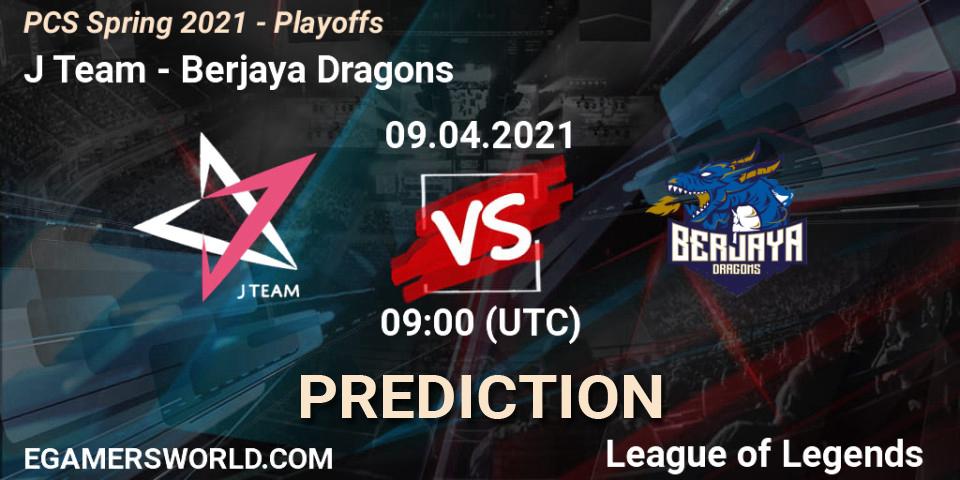 J Team vs Berjaya Dragons: Betting TIp, Match Prediction. 09.04.2021 at 09:00. LoL, PCS Spring 2021 - Playoffs