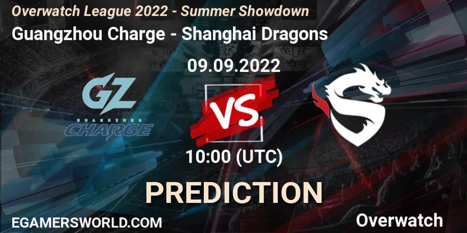 Guangzhou Charge vs Shanghai Dragons: Betting TIp, Match Prediction. 09.09.22. Overwatch, Overwatch League 2022 - Summer Showdown