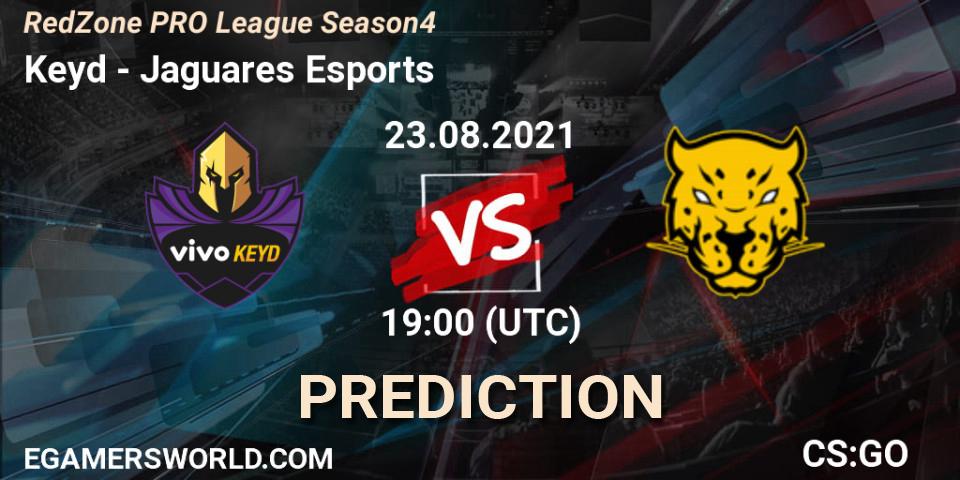 Keyd vs Jaguares Esports: Betting TIp, Match Prediction. 23.08.2021 at 19:00. Counter-Strike (CS2), RedZone PRO League Season 4