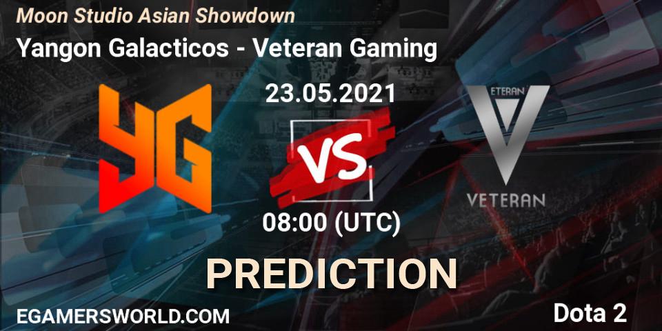 Yangon Galacticos vs Veteran Gaming: Betting TIp, Match Prediction. 23.05.21. Dota 2, Moon Studio Asian Showdown