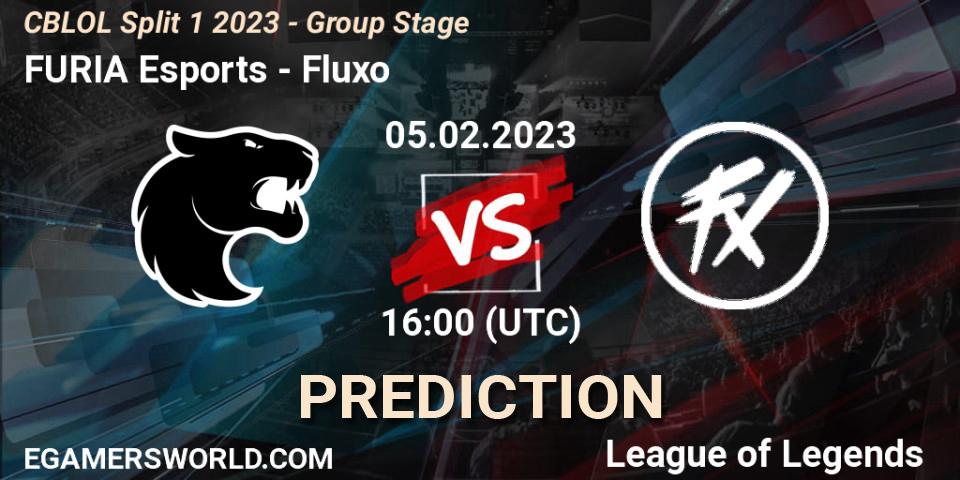 FURIA Esports vs Fluxo: Betting TIp, Match Prediction. 05.02.23. LoL, CBLOL Split 1 2023 - Group Stage