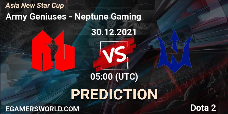 Army Geniuses vs Neptune Gaming: Betting TIp, Match Prediction. 30.12.2021 at 05:13. Dota 2, Asia New Star Cup