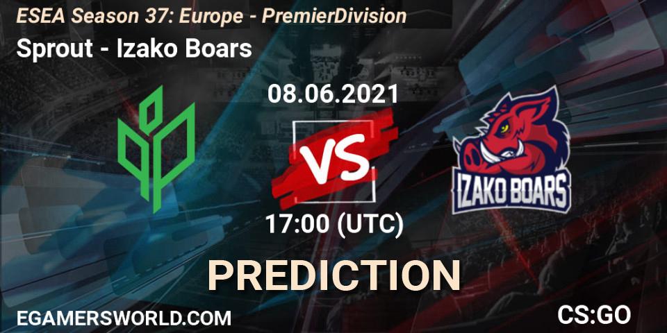 Sprout vs Izako Boars: Betting TIp, Match Prediction. 08.06.21. CS2 (CS:GO), ESEA Season 37: Europe - Premier Division