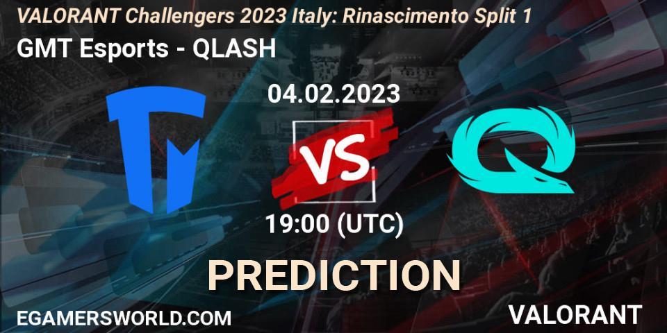 GMT Esports vs QLASH: Betting TIp, Match Prediction. 04.02.23. VALORANT, VALORANT Challengers 2023 Italy: Rinascimento Split 1