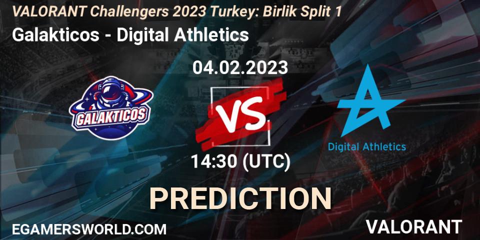 Galakticos vs Digital Athletics: Betting TIp, Match Prediction. 04.02.23. VALORANT, VALORANT Challengers 2023 Turkey: Birlik Split 1