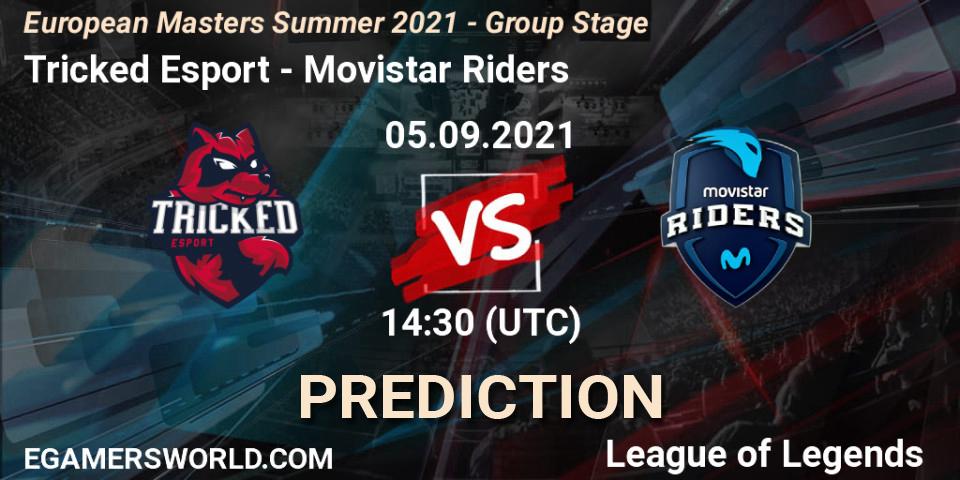 Tricked Esport vs Movistar Riders: Betting TIp, Match Prediction. 05.09.21. LoL, European Masters Summer 2021 - Group Stage