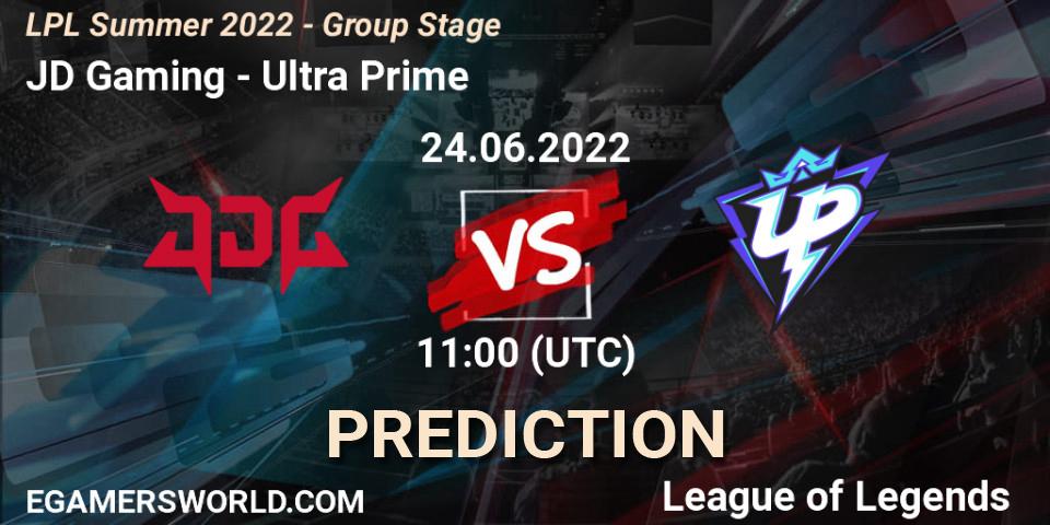 JD Gaming vs Ultra Prime: Betting TIp, Match Prediction. 24.06.22. LoL, LPL Summer 2022 - Group Stage