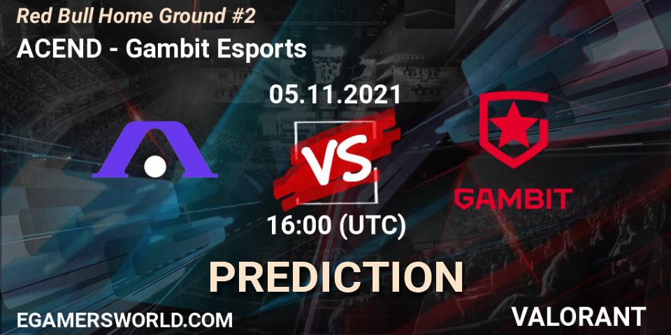 ACEND vs Gambit Esports: Betting TIp, Match Prediction. 05.11.21. VALORANT, Red Bull Home Ground #2
