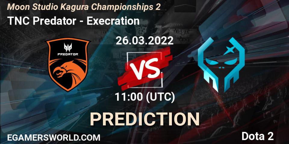 TNC Predator vs Execration: Betting TIp, Match Prediction. 26.03.22. Dota 2, Moon Studio Kagura Championships 2