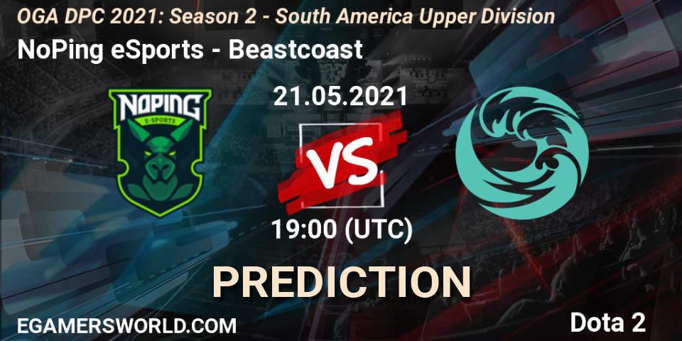 NoPing eSports vs Beastcoast: Betting TIp, Match Prediction. 21.05.2021 at 19:01. Dota 2, OGA DPC 2021: Season 2 - South America Upper Division
