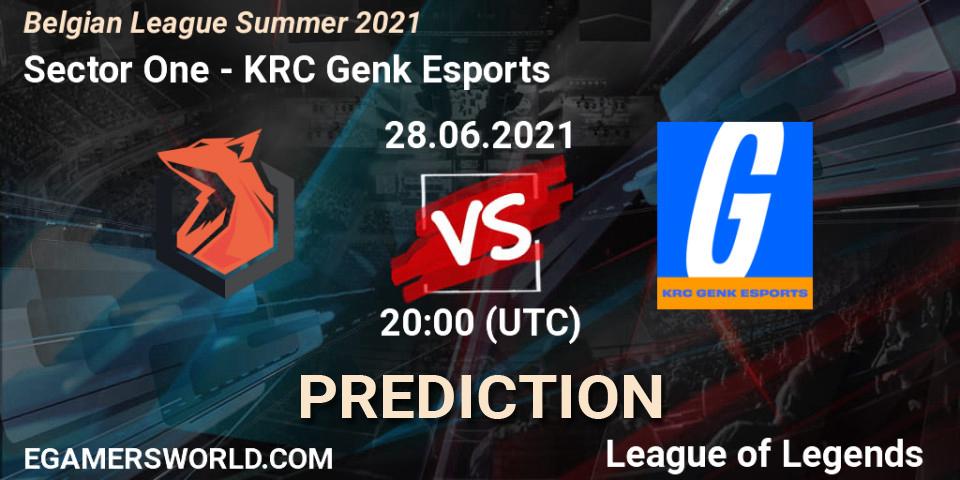 Sector One vs KRC Genk Esports: Betting TIp, Match Prediction. 28.06.2021 at 20:15. LoL, Belgian League Summer 2021